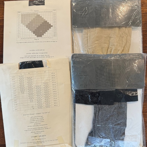 Calvin Klein lot of 4 pairs, Multiple styles and colors, Size B/2 - Picture 2 of 3